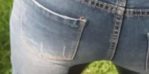 Pee in jeans