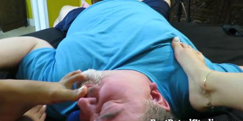 Four Feet, One Mouth Foot Worship with Sarah Lace and Archer Legend