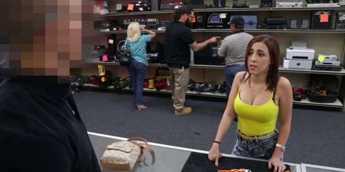 XXXPAWNSHOPS - Cock riding inked pawnee sucks pawn broker