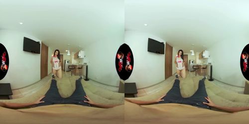 Vrlatina - Hot Teen Fucks Hard In 5K Vr