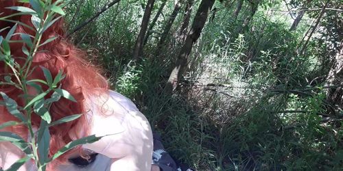 Fairy princess alone in the woods - free clip