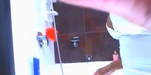 Steamy Hot Touch Shower