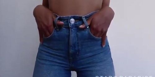 asmr blue jeans