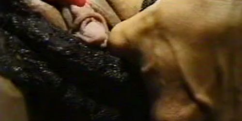 Muscular woman  with large clit gets sucked and fucked
