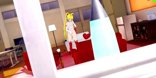 Sailor Moon FIRST TIME (3D Hentai)