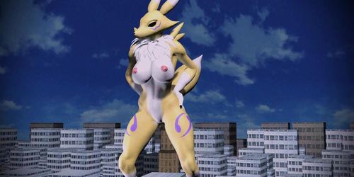 Renamon Building Vore