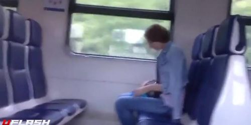 Cock Flash On Train - Tnaflix.com