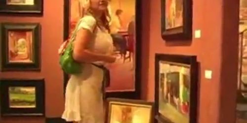 Alison angel in art store (Krystal Boyd)