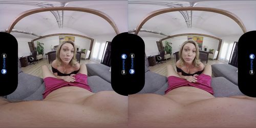 BaDoinkVR com Vaginal Manipulation By Natural Titted Lily LaBeau POV