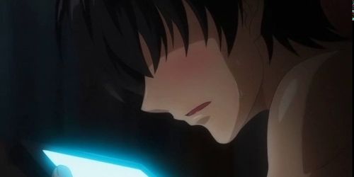 Nasty anime babe with huge tits