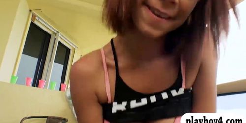 Two pretty babes sucking and boning in different scenes