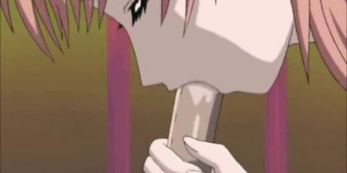 Busty anime sucks in sixtynine