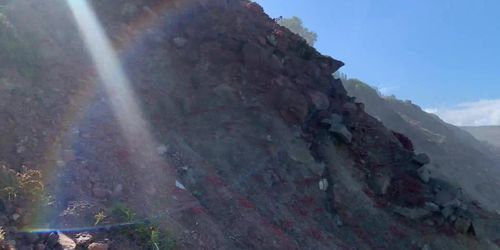 Upskirt. Pervert was filming me going up the cliff back to the Beach House.