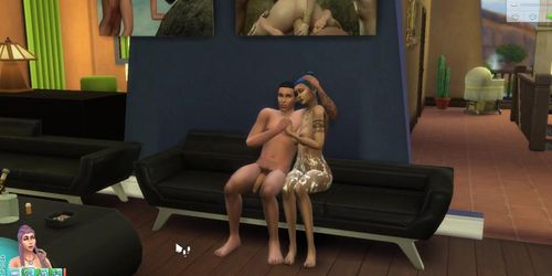 (SIMS 4) House Party Turns Into Orgy With Other Sims