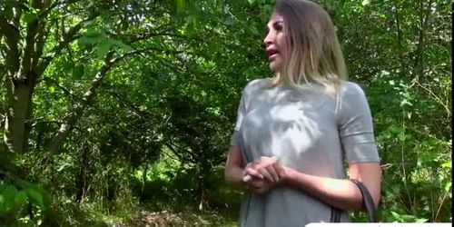 Tamara Grace makes outdoor amateur sex