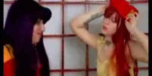 Asuka y Misato cosplay sex