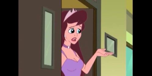 Princess CLARA BLOWJOB - cartoon bj Drawn Together, oral sex for a pizza - sucking dick for money