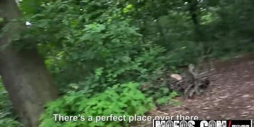 Mofos - Public Pick Ups - Euro Girl Fucked In The Woods Starring Zazie Skymm