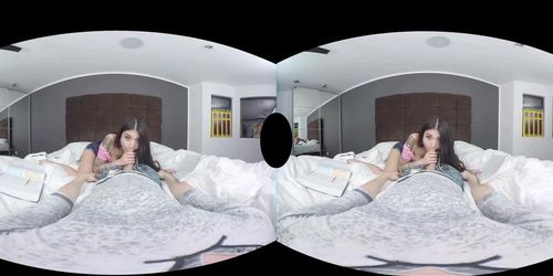 VR study time asian