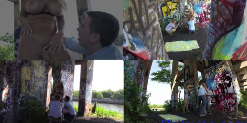 PHILAVISE - Public multi angle with milf Alyssa Lynn (Patrick Delphia)