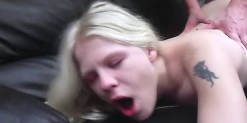 DALIA - Hottest Softcore Quickie ever - Blonde comes like a Train (A. Train, Real Orgasm)