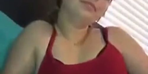 cute legal teen flashes boob on snapchat