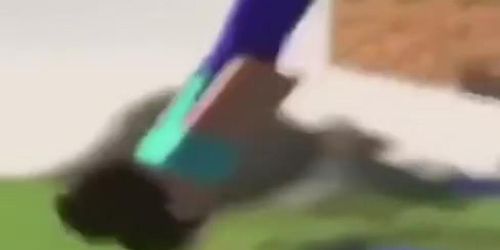 steve falling in minecraft