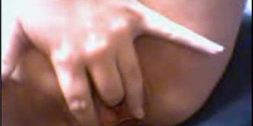 Cute girl fingering her pussy - video 3