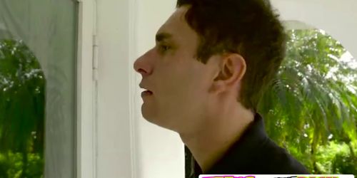 Cadence does naughty stuff and caught and fucked hard