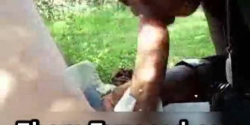 Ebony amateur outdoor intense sloppy part6