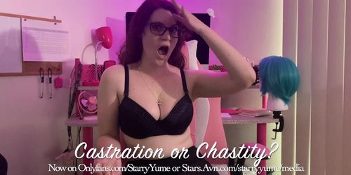 OBEY STARRY YUME~ Slave Training and Tasks, SPH, CBT, Chastity, Castration POV Preview (Alison Webb)