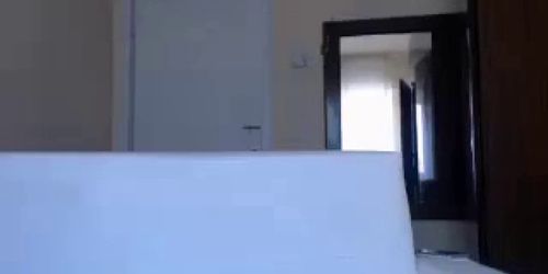 Girl playing with a dildo