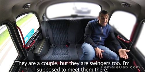 Perfect butt blonde cab driver fucking