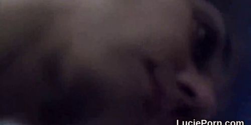 Trainee lesbo teenies get their tight snatches licked and nailed (Lucie Makes Porn)