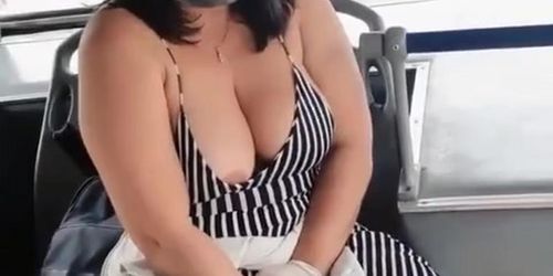 Squirting on bus