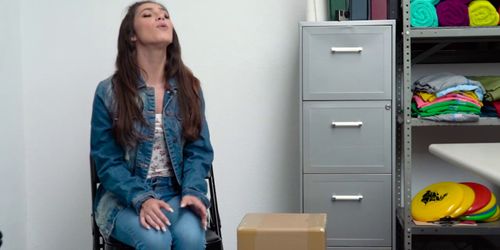 Hot teen Gianna Gem getting a sideway fucking