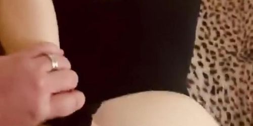 Cute blonde milf takes it doggystyle
