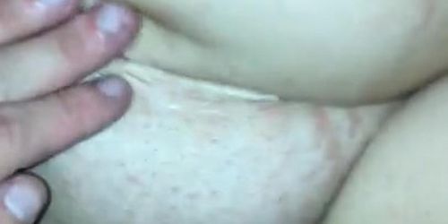 Chubby milf squirting all over my dick 