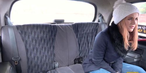 Horny Russian Jenny Manson teases and fuck the driver