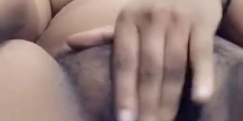 Teen Masturbates Her Hairy Wet Pussy