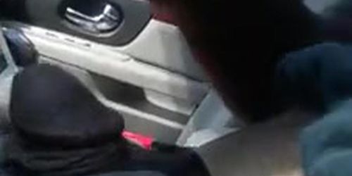 Car Dickflash Black Mature