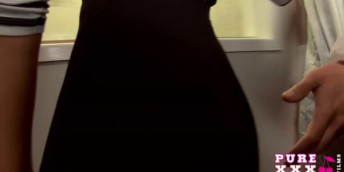 PUREXXXFILMS - Banging the stunning busty secretary (Kiara Lord)
