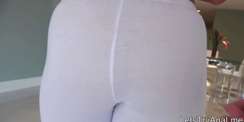 Curvy amateur girlfriend anal ripped in nasty doggystyle