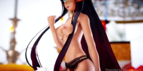 MMD Ramesses (Sexy Garterbelt ) (Apple pie) (Submitted by Sausage Bacon)