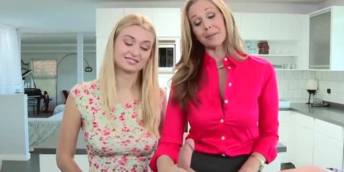 natalia shares her boyfriends dick with her stepmom julia an