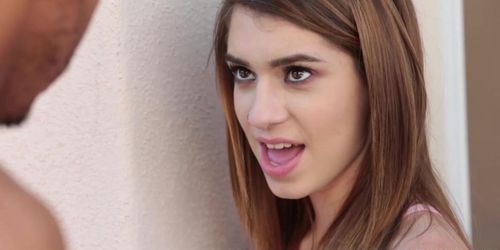 TEENS LIKE BLACK COCKS - Inked Joseline Kelly sucked dick before interracial fucking