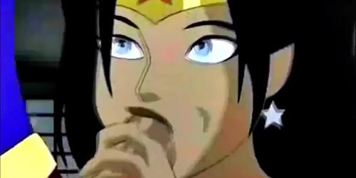 DC SUPERMAN BLOWJOB WONDER WOMAN - WONDERWOMAN licks superman penis swallows cum DC blowjobs cumshot