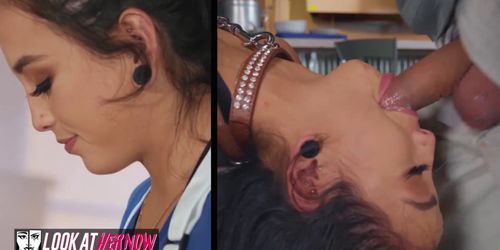 Look at her now - Mi Ha Doan Gets Pounded by Homeless Man