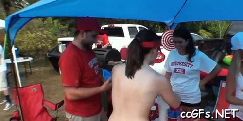 Teen babes have a sexy picnic - video 12