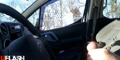 Car Flashing ruusian girl vol2